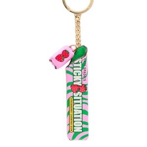 Kate Spade Sticky Situation Bubble Gum Keychain Bag Charm